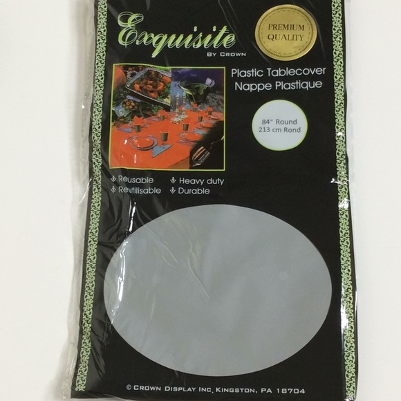 Ten Plastic Table Covers - Picture 4 of 4